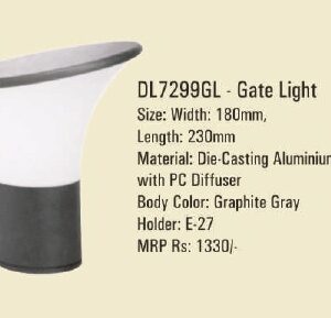 DL7299GL - Gate Light (Body color:-Graphite Gray)