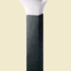 DL270B30SQ - Square Bollard  (Body color:-Graphite Gray)
