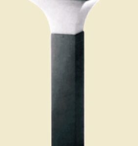 DL270B30SQ - Square Bollard  (Body color:-Graphite Gray)
